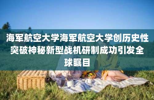 海军航空大学海军航空大学创历史性突破神秘新型战机研制成功引发全球瞩目