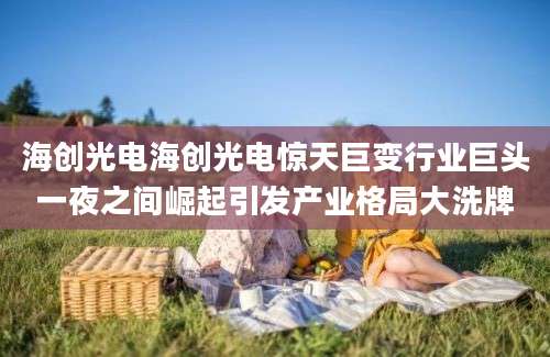 海创光电海创光电惊天巨变行业巨头一夜之间崛起引发产业格局大洗牌