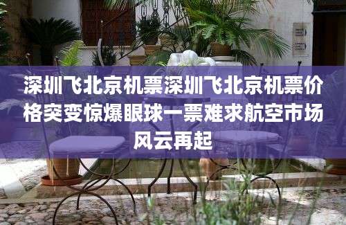深圳飞北京机票深圳飞北京机票价格突变惊爆眼球一票难求航空市场风云再起