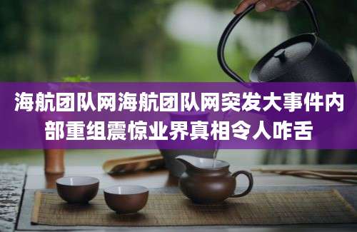 海航团队网海航团队网突发大事件内部重组震惊业界真相令人咋舌