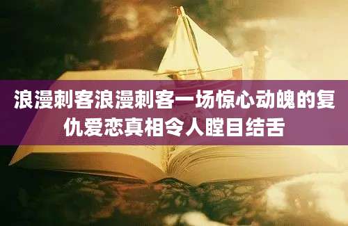 浪漫刺客浪漫刺客一场惊心动魄的复仇爱恋真相令人瞠目结舌