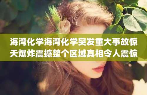 海湾化学海湾化学突发重大事故惊天爆炸震撼整个区域真相令人震惊