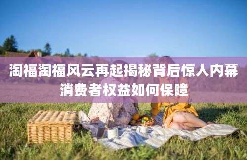 淘福淘福风云再起揭秘背后惊人内幕消费者权益如何保障