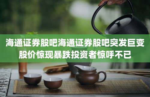 海通证券股吧海通证券股吧突发巨变股价惊现暴跌投资者惊呼不已