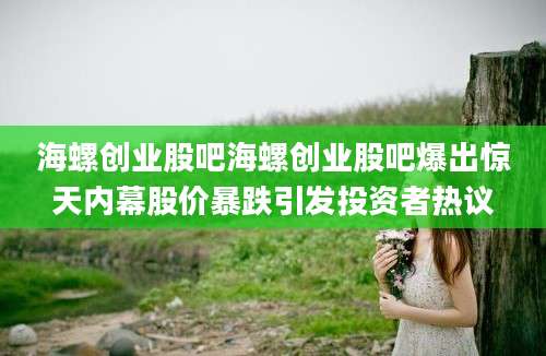 海螺创业股吧海螺创业股吧爆出惊天内幕股价暴跌引发投资者热议