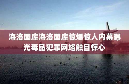 海洛图库海洛图库惊爆惊人内幕曝光毒品犯罪网络触目惊心