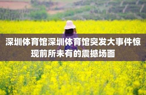 深圳体育馆深圳体育馆突发大事件惊现前所未有的震撼场面
