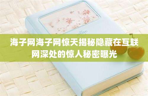 海子网海子网惊天揭秘隐藏在互联网深处的惊人秘密曝光
