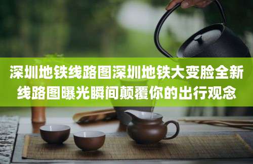 深圳地铁线路图深圳地铁大变脸全新线路图曝光瞬间颠覆你的出行观念