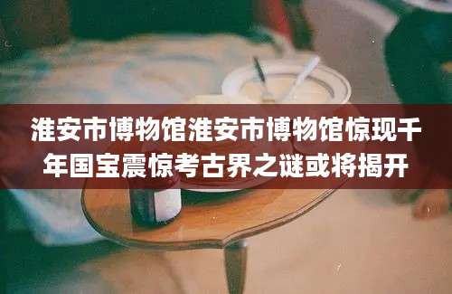 淮安市博物馆淮安市博物馆惊现千年国宝震惊考古界之谜或将揭开